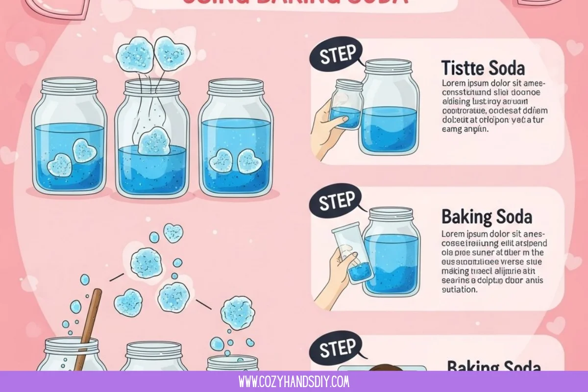 How To Make Baking Soda Crystal Heart Growth