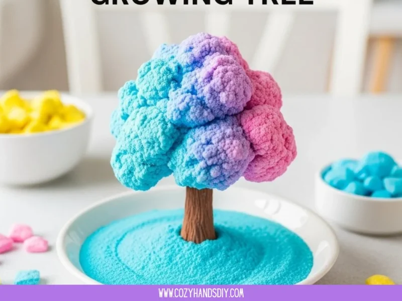 How To Make Baking Soda Growing Tree