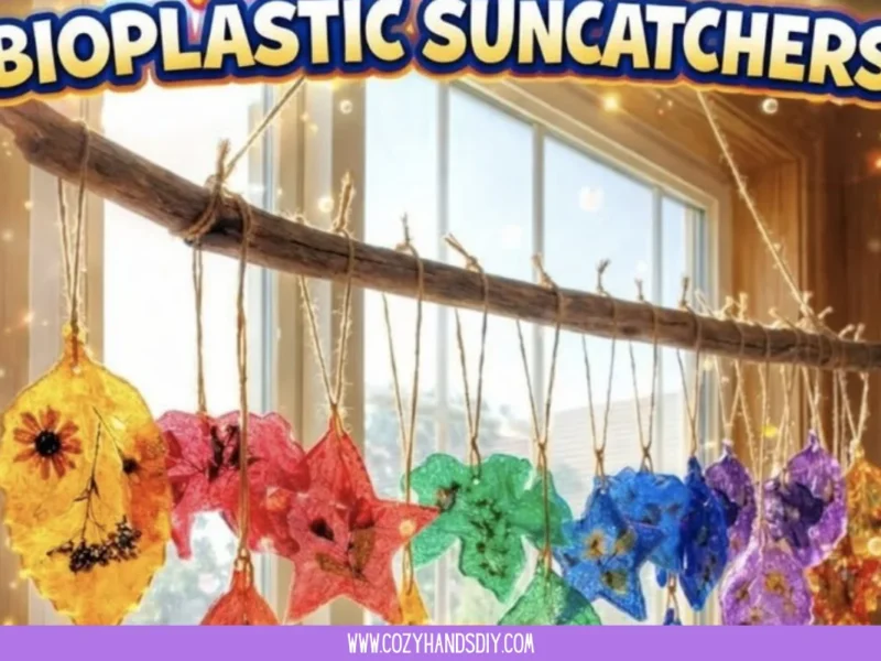 Colorful DIY Bioplastic Suncatchers Recipe