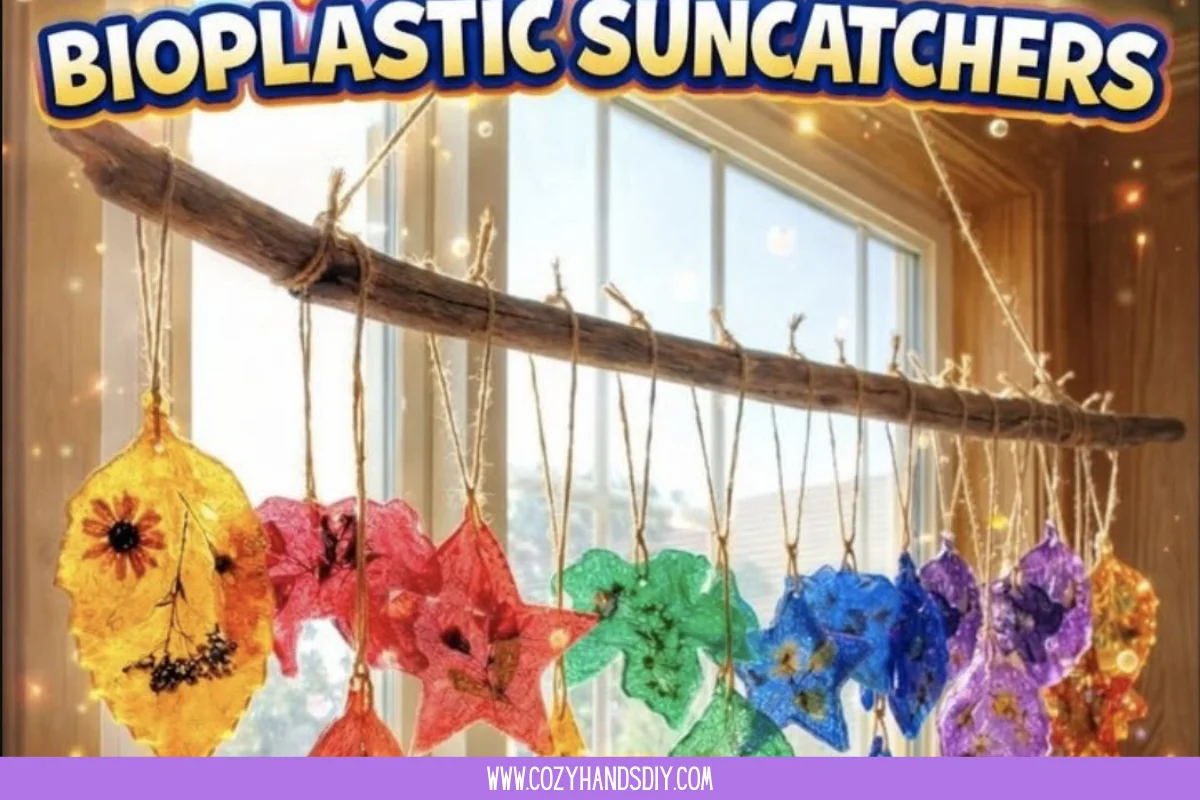 Colorful DIY Bioplastic Suncatchers Recipe