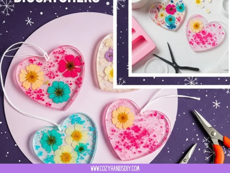 DIY Bioplastic Suncatchers