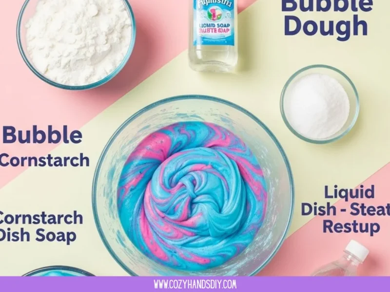 DIY Bubble Dough