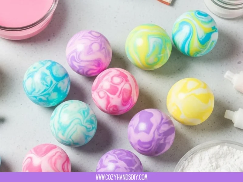 DIY Magic Marble Bounce Balls