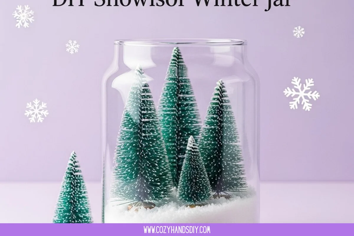 DIY Snowstorm Winter Jar