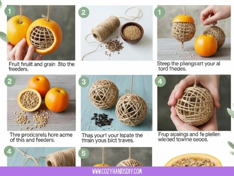 Fruit and Grain Bird Feeders