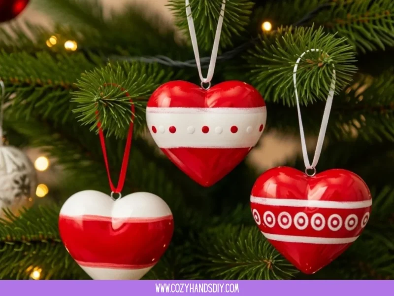 Galaxy Heart Ornaments