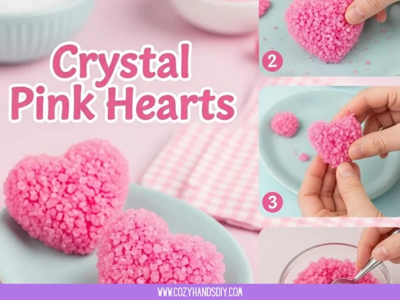 How to Growing Crystal Pink Hearts