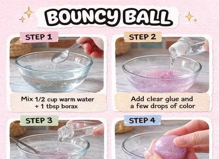 Homemade Bouncing Balls