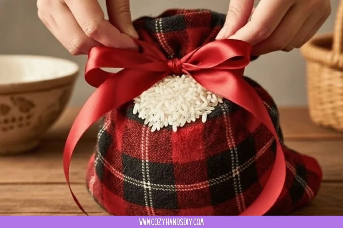 No-Sew Rice Heat Pack