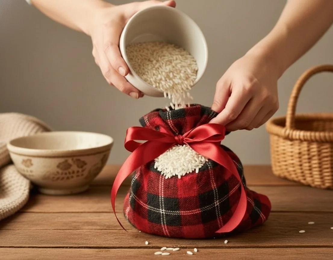 No-Sew Rice Heat Pack – Easy Homemade Gift Idea