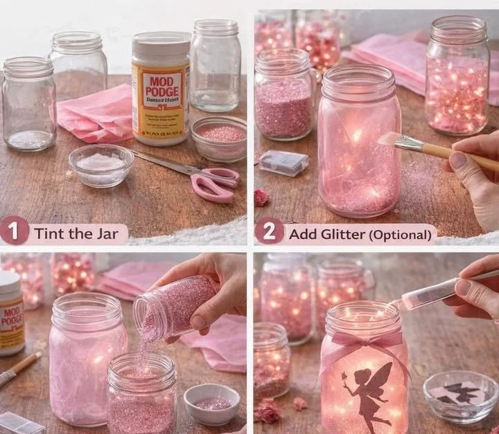 Pink Glow Fairy Lanterns