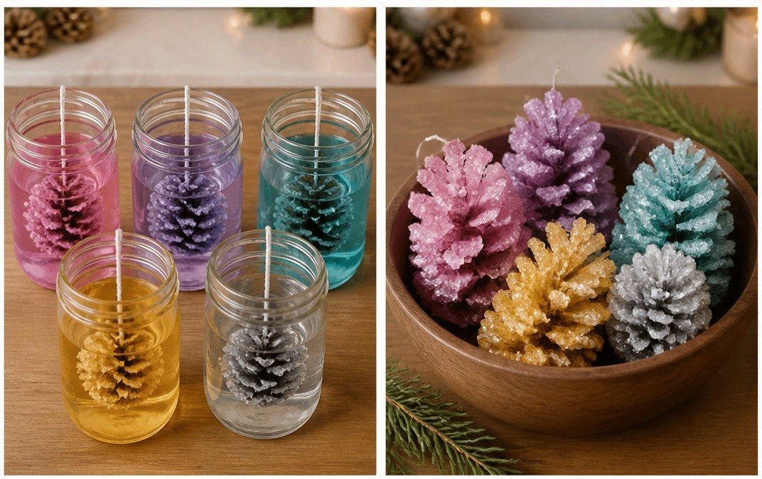 Fairy Color Crystal Pinecone Collection