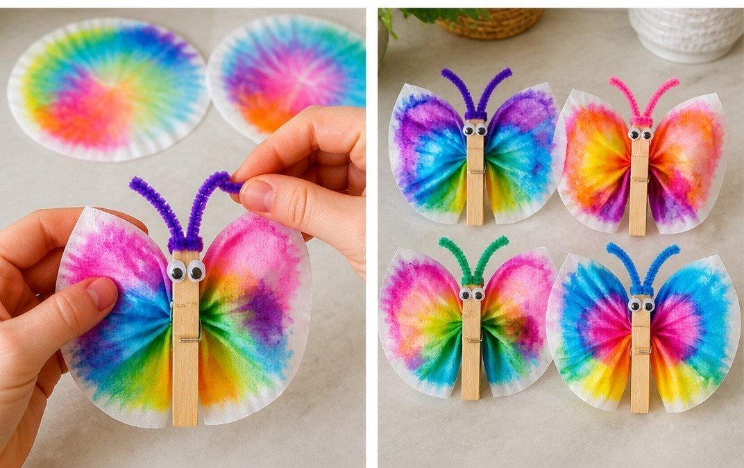 Chromatography with Coffee Filter Butterflies
