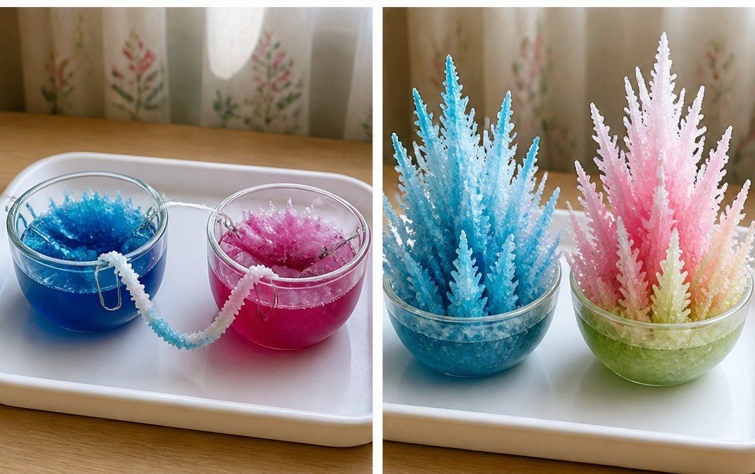 DIY Baking Soda Crystal Structures