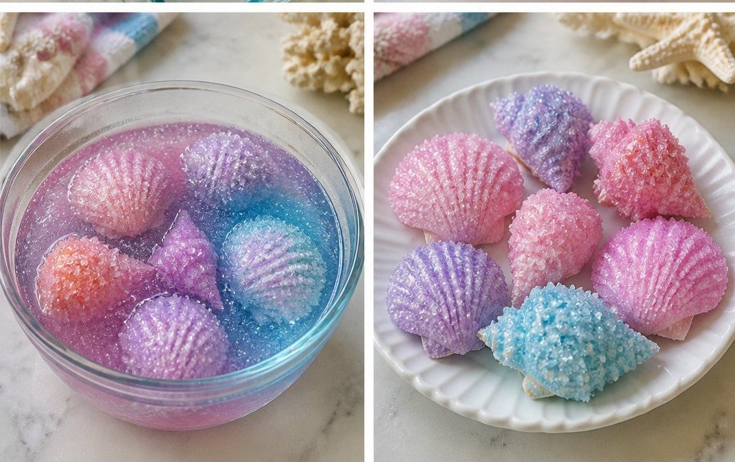 How to Make Crystal Seashells