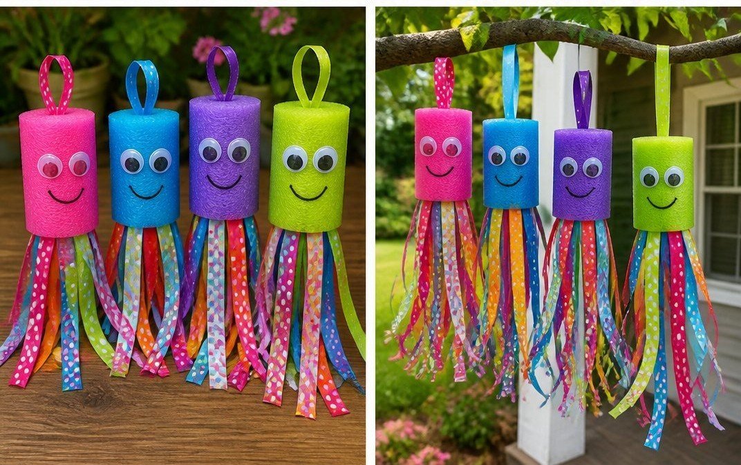 Pool Noodle Ocean Creatures