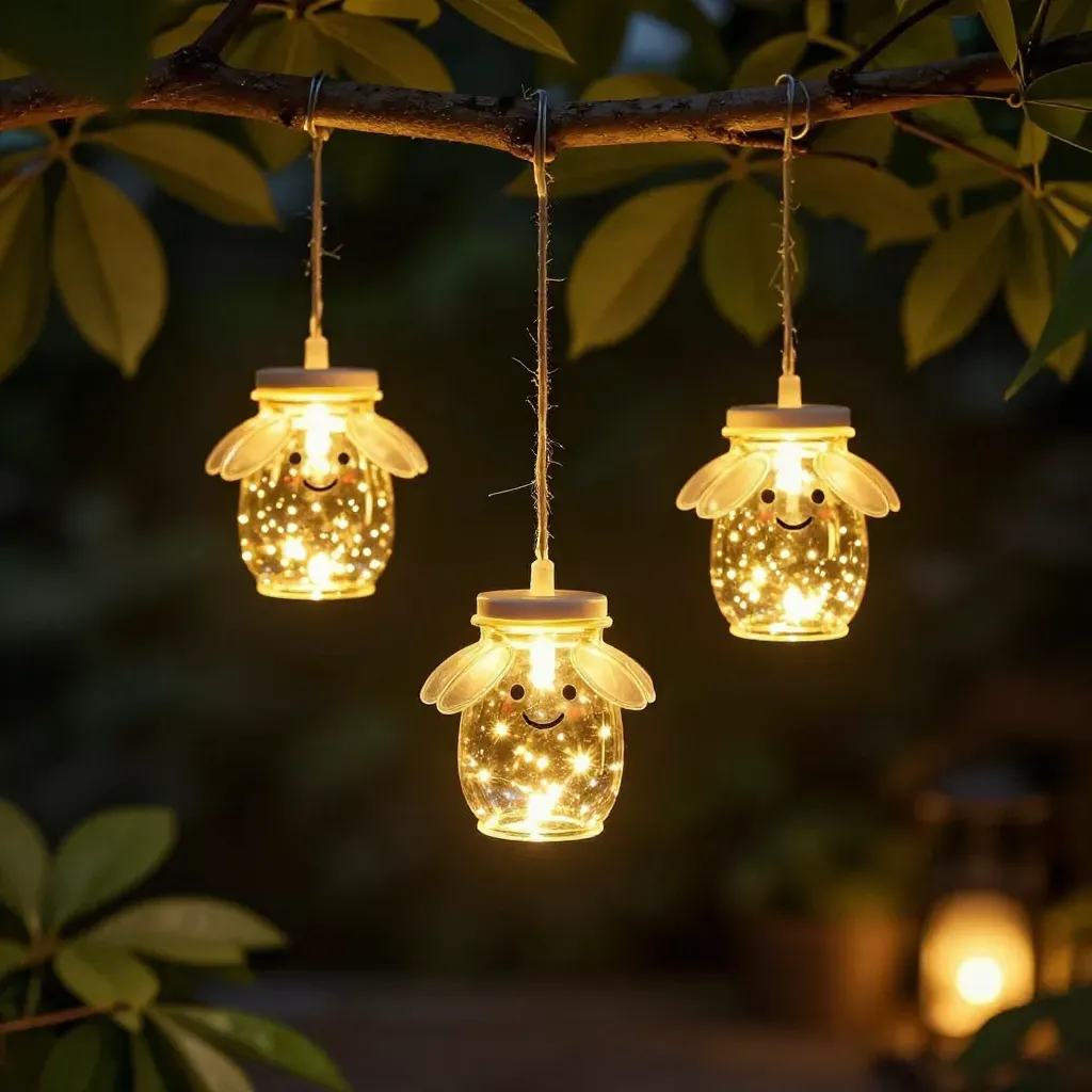 Glowing Firefly Bottle Lights
