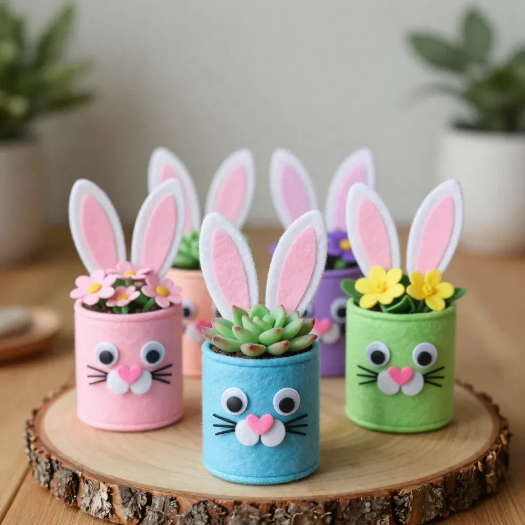 Bunny Pot Craft