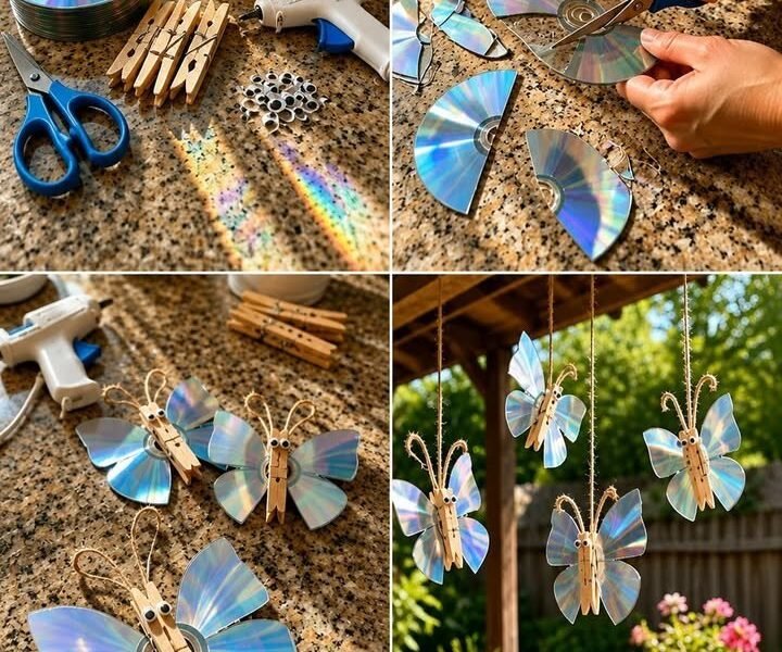 Crafting Shimmering Butterflies Becomes Calming