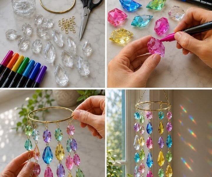 How to Make a Recycled Plastic Bottle Crystal Suncatcher