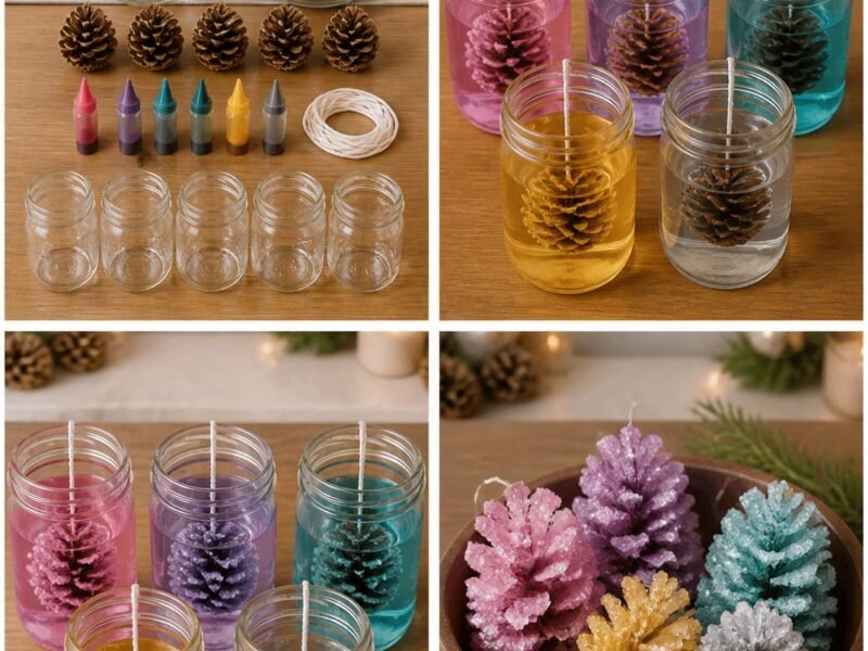 Fairy Color Crystal Pinecone Collection