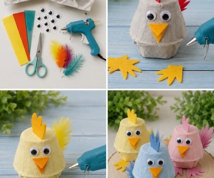 Egg Carton Chicks: DIY Craft Ideas for Kids