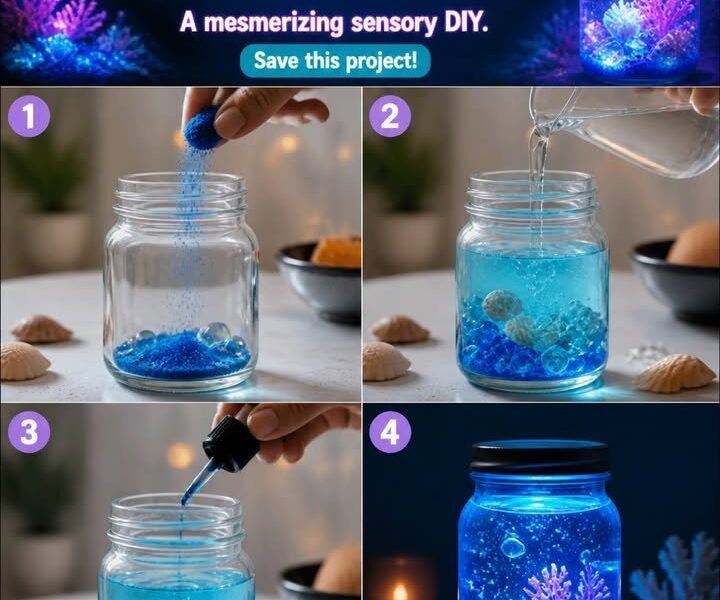 The Glowing Ocean Jar Becomes Cozy