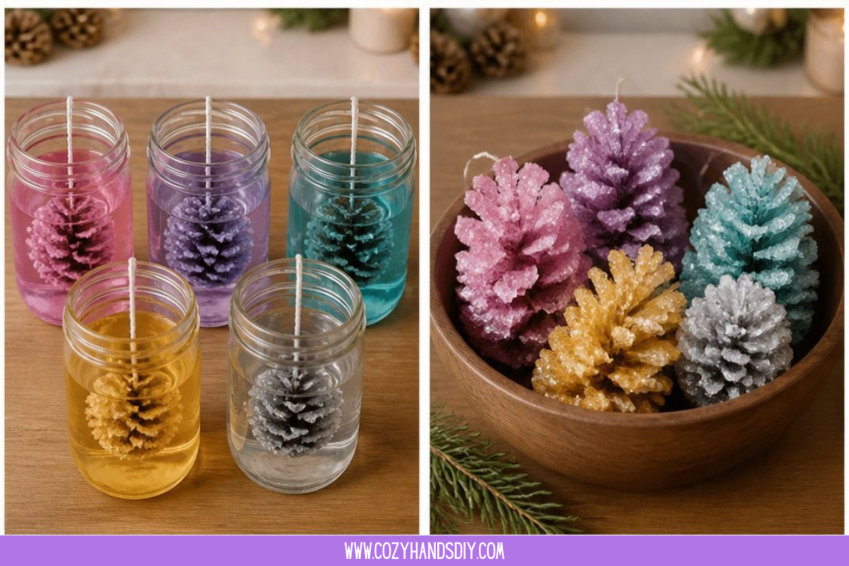 Fairy Color Crystal Pinecone Collection
