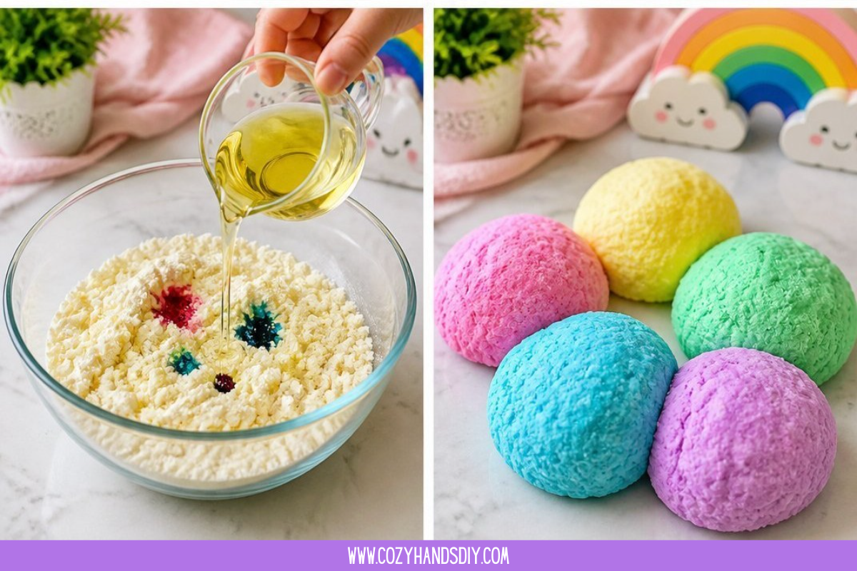 Soft Cloud Dough Becomes Cozy Calm