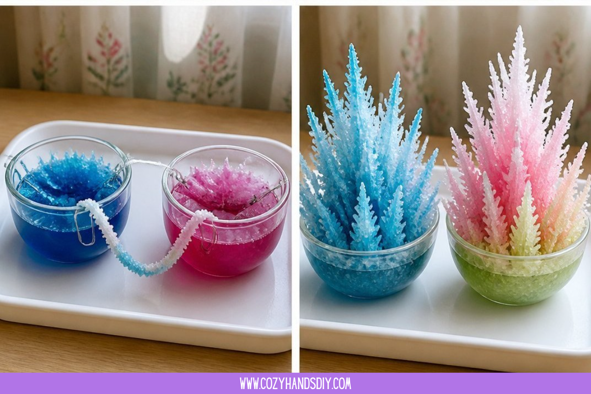 DIY Baking Soda Crystal Structures