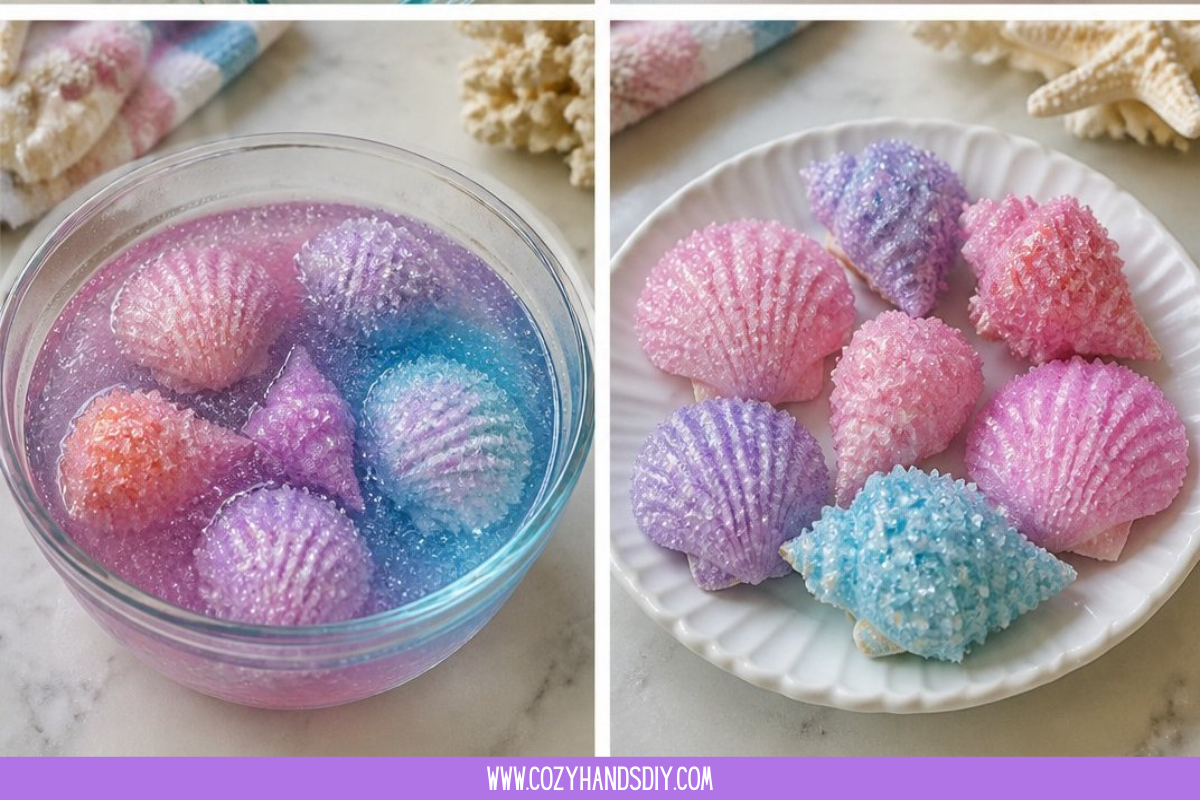 How to Make Crystal Seashells