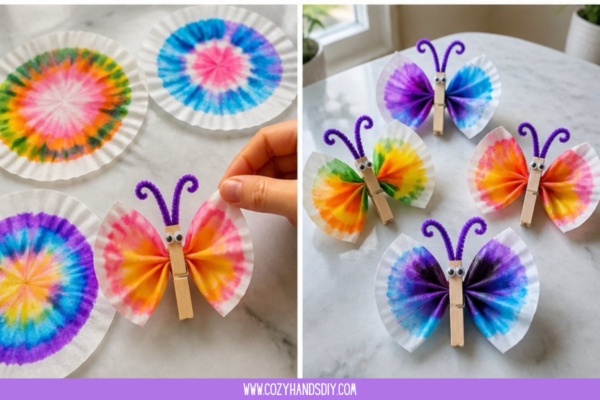 Chromatography Coffee Filter Butterflies Become Calm
