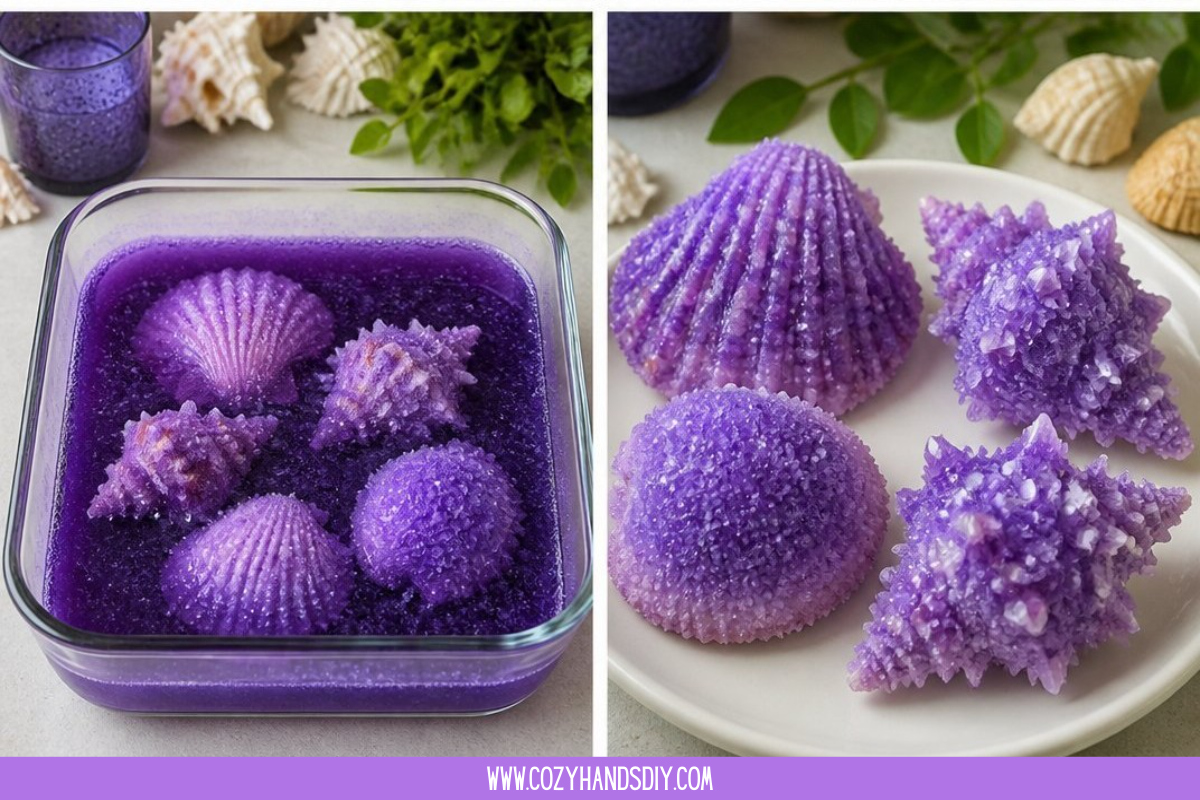 Crystal Seashells Transform Into Ocean Treasures