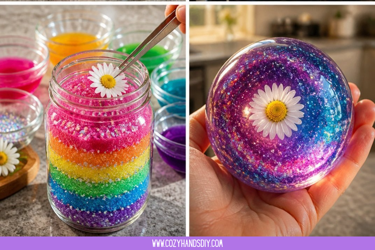 Rainbow Sugar Crystal Magic Turns Cozy