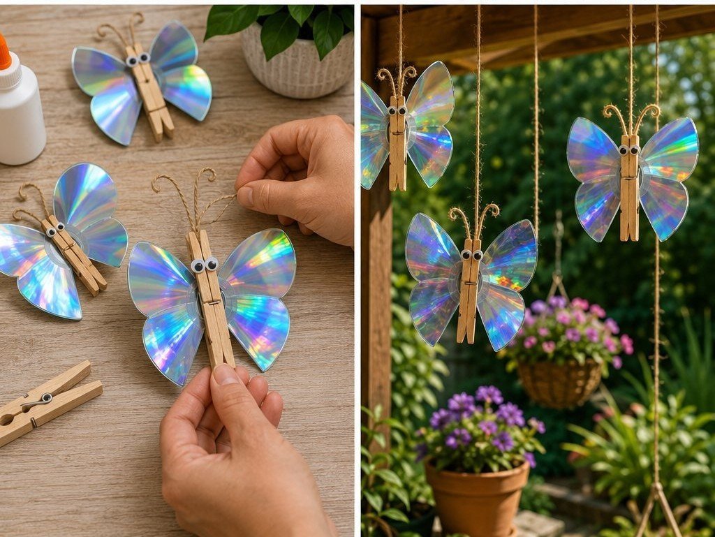Crafting Shimmering Butterflies