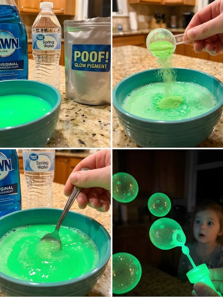Glow-in-the-Dark Bubble Solution