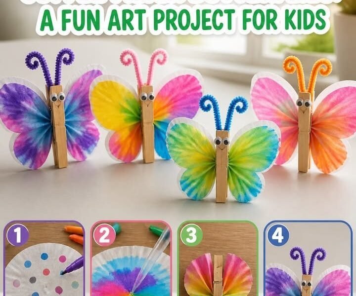 Chromatography with Coffee Filter Butterflies