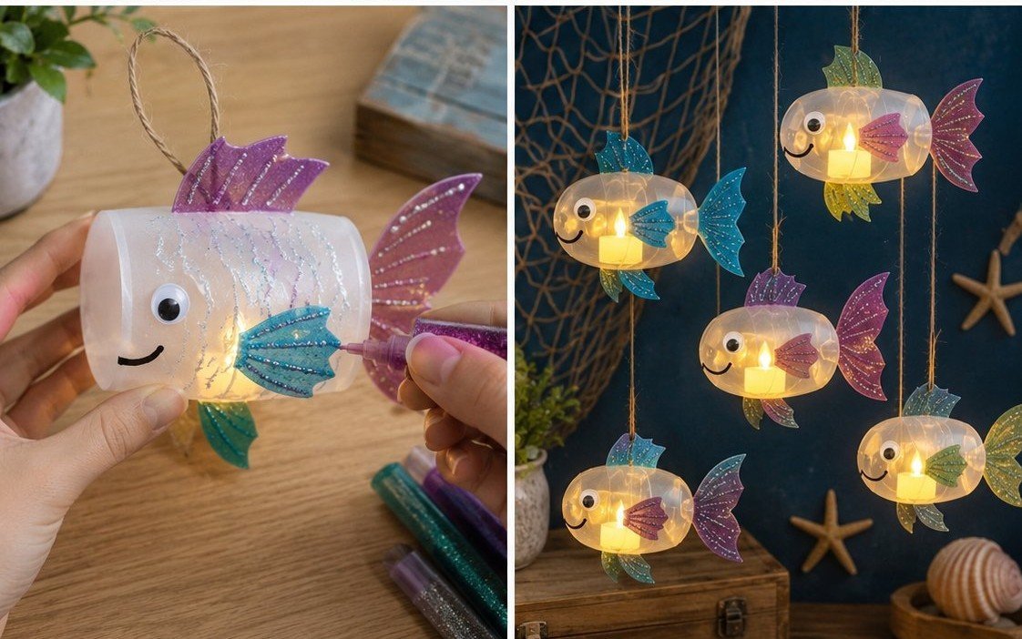 Glowing Fish Lantern Craft