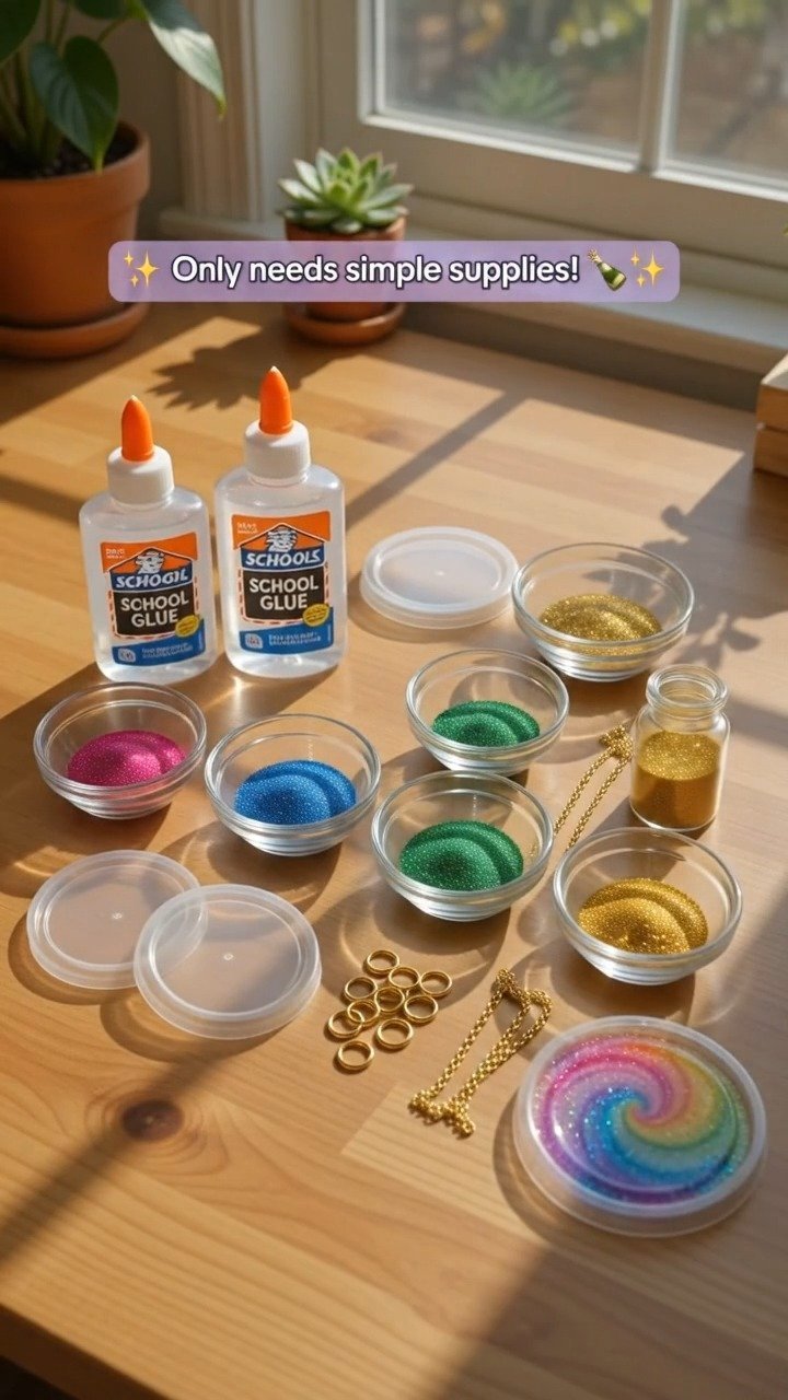 Clear Glue Suncatcher Craft Becomes Cozy